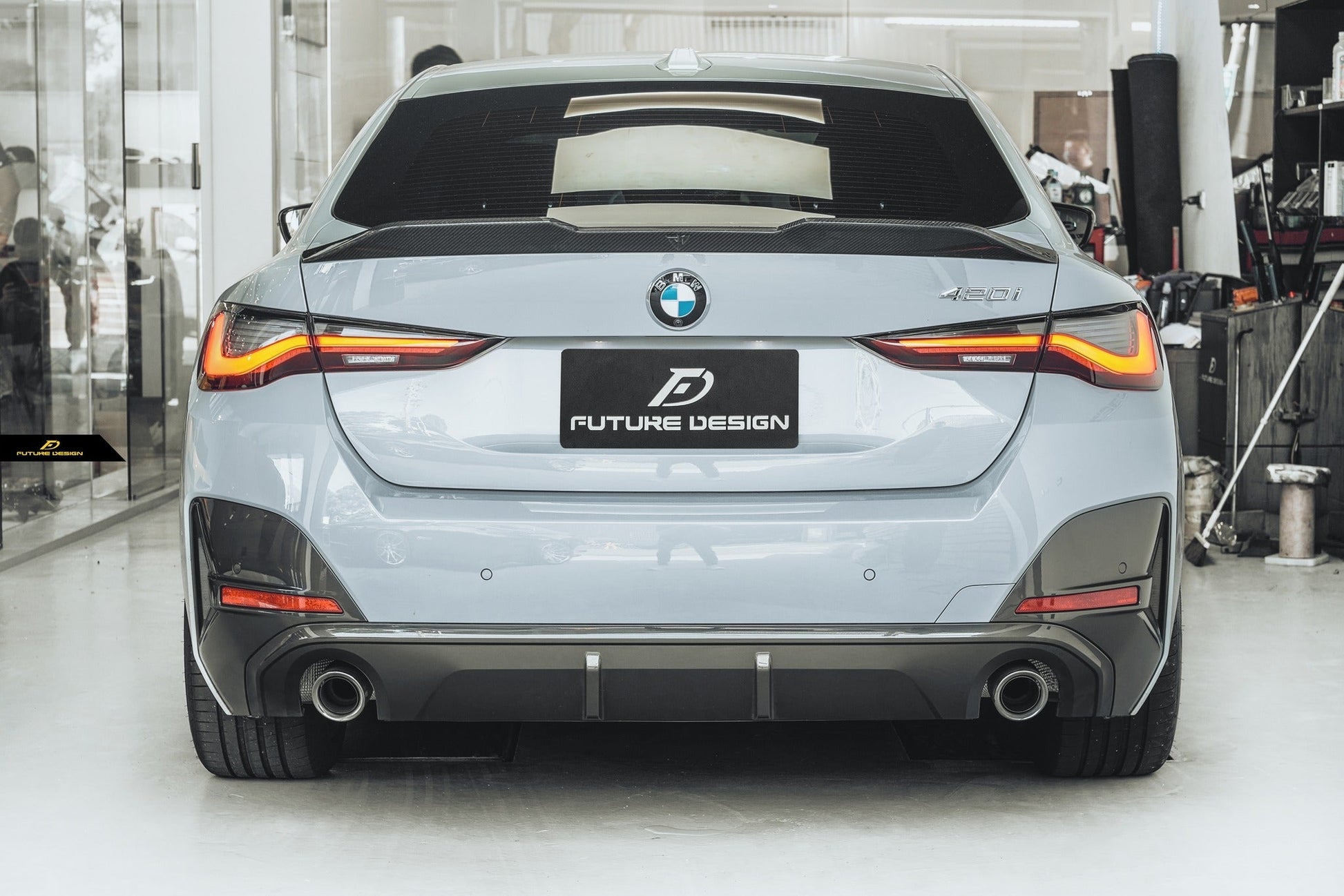 FUTURE DESIGN - BMW 4 SERIES G26 GRAN COUPE / I4 G26 CARBON FIBRE SPOILER - Aero Carbon UK