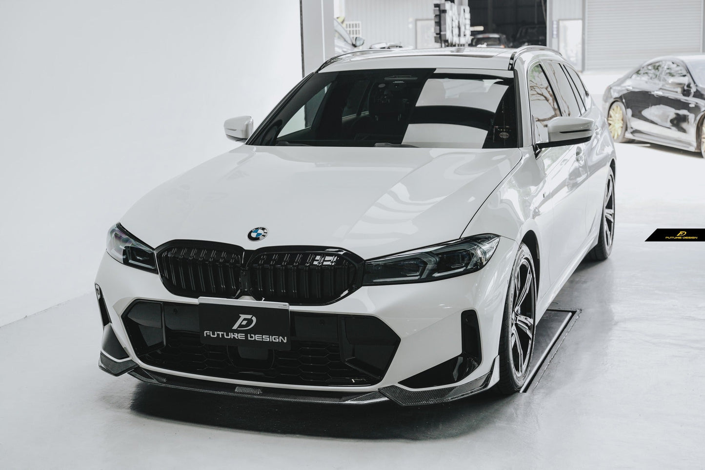 FUTURE DESIGN - BMW G20 3 SERIES LCI 2023+ CARBON FIBRE FRONT LIP - Aero Carbon UK