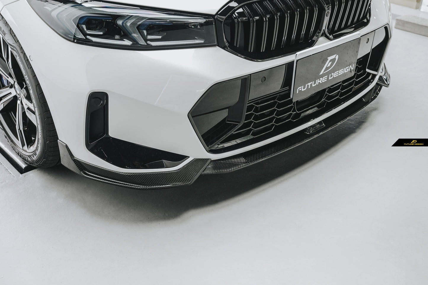 FUTURE DESIGN - BMW G20 3 SERIES LCI 2023+ CARBON FIBRE FRONT LIP - Aero Carbon UK