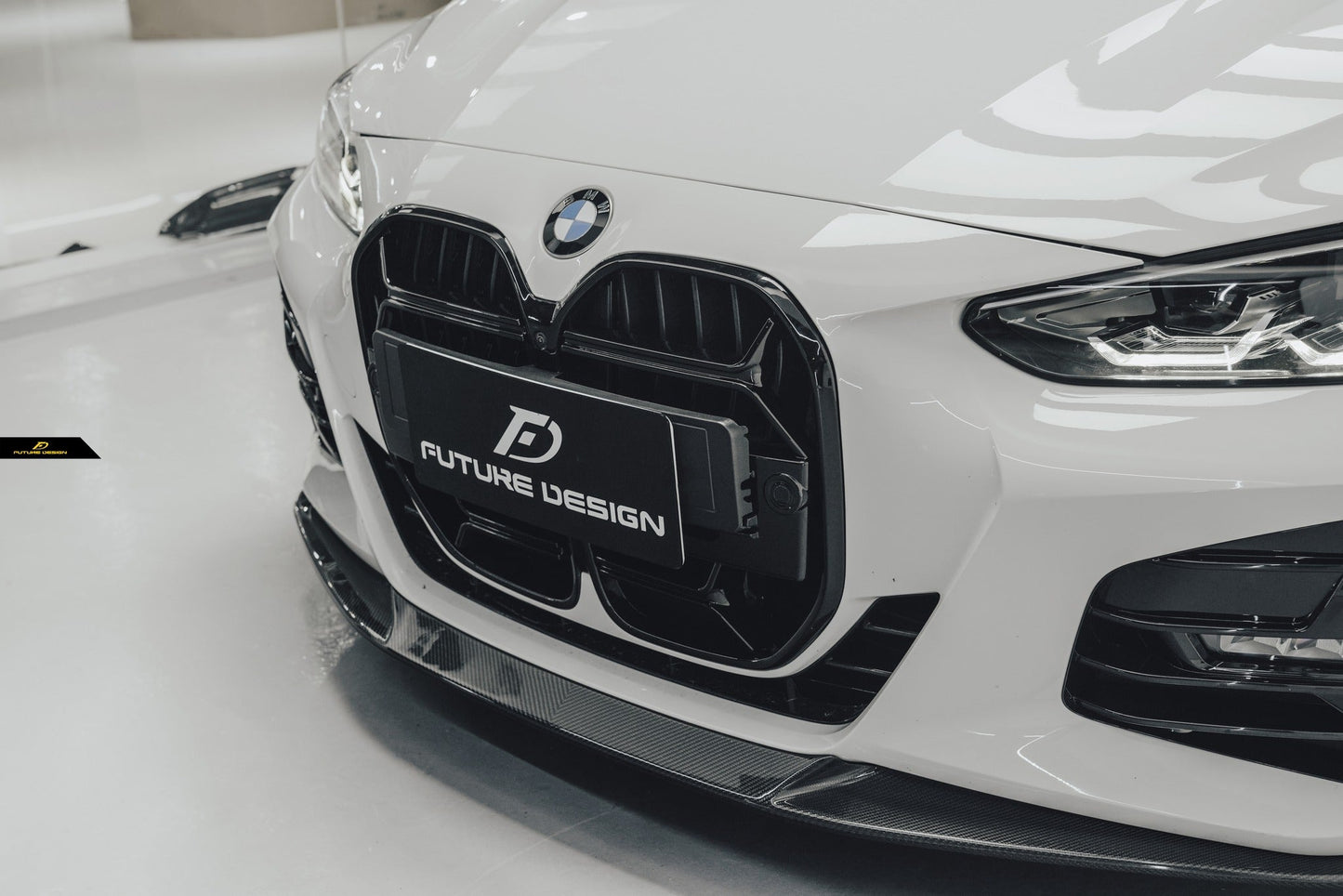 FUTURE DESIGN - BMW G22 4 SERIES CARBON FIBRE FRONT LIP - Aero Carbon UK