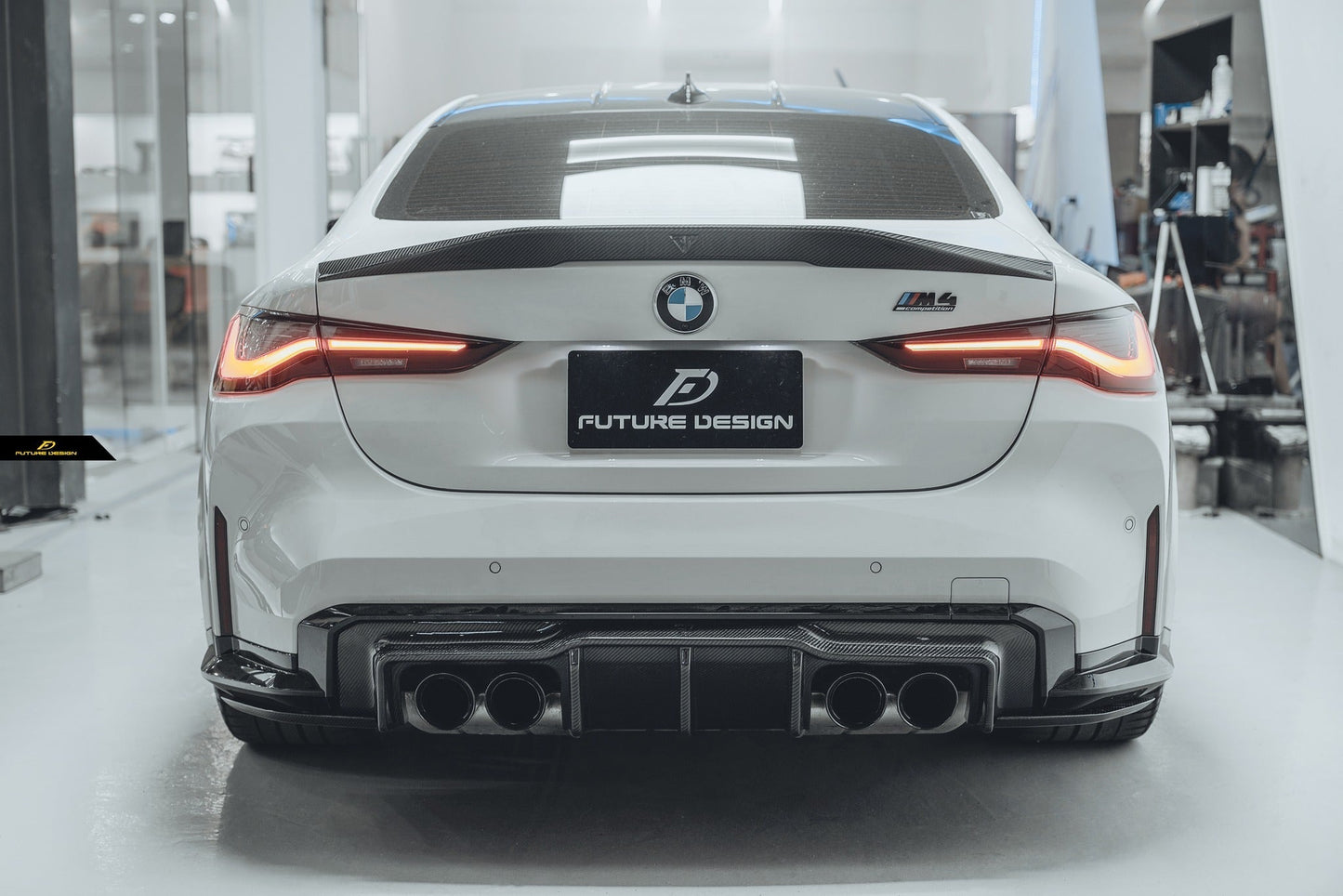 FUTURE DESIGN - BMW M3 G80 / G81 & BMW M4 G82 / G83 2021+ V1 CARBON FIBRE REAR DIFFUSER - Aero Carbon UK