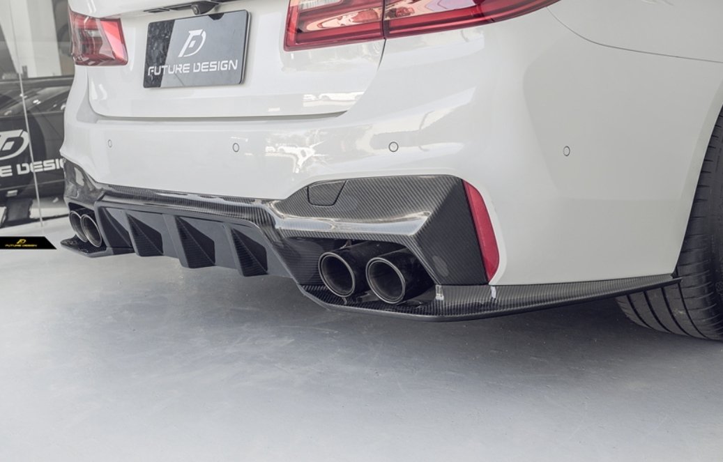 FUTURE DESIGN - BMW M5 F90 2017-20 CARBON FIBRE REAR DIFFUSER - Aero Carbon UK