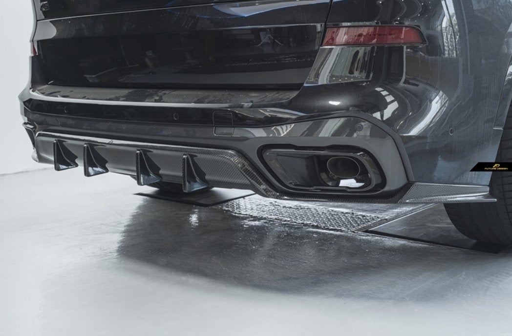 FUTURE DESIGN - BMW X5 G05 DRY CARBON FIBRE REAR DIFFUSER - Aero Carbon UK