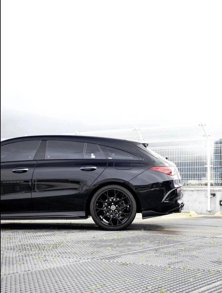 FUTURE DESIGN - MERCEDES BENZ C118 CLA CLA 35 CLA 45 CARBON FIBRE REAR BUMPER SIDE SKIRTS - Aero Carbon UK