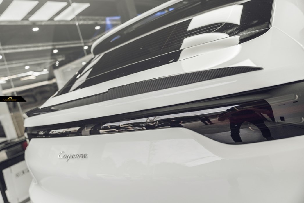 FUTURE DESIGN - PORSCHE CAYENNE COUPE 9Y3 DRY CARBON FIBRE SPOILER - Aero Carbon UK