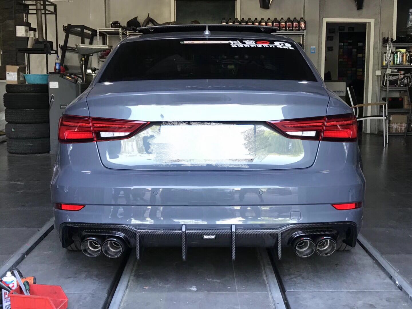 KARBEL - AUDI A3 S-LINE / S3 8V CARBON FIBRE DIFFUSER - Aero Carbon UK