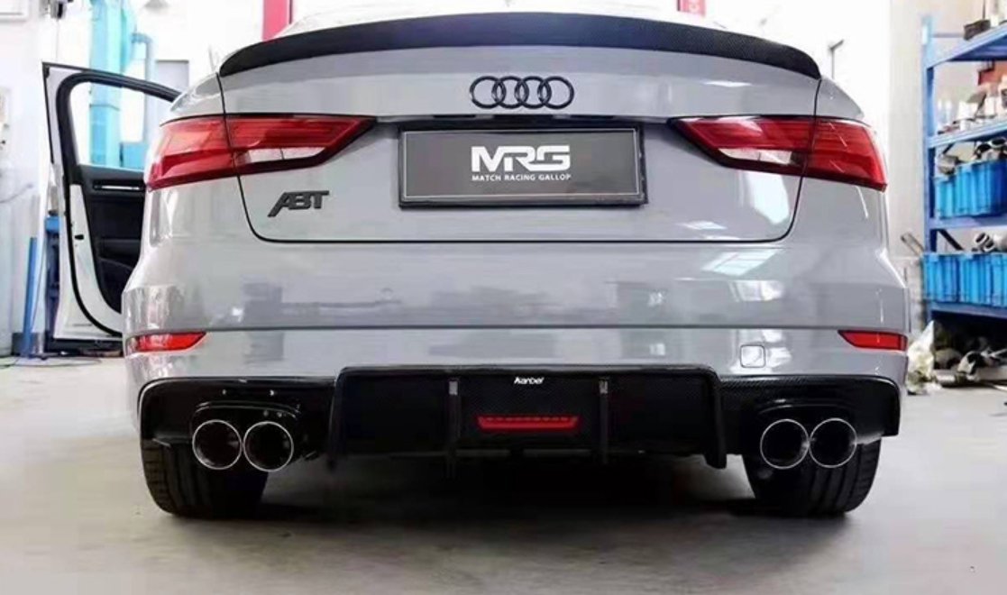 KARBEL - AUDI A3 S-LINE / S3 8V CARBON FIBRE DIFFUSER - Aero Carbon UK