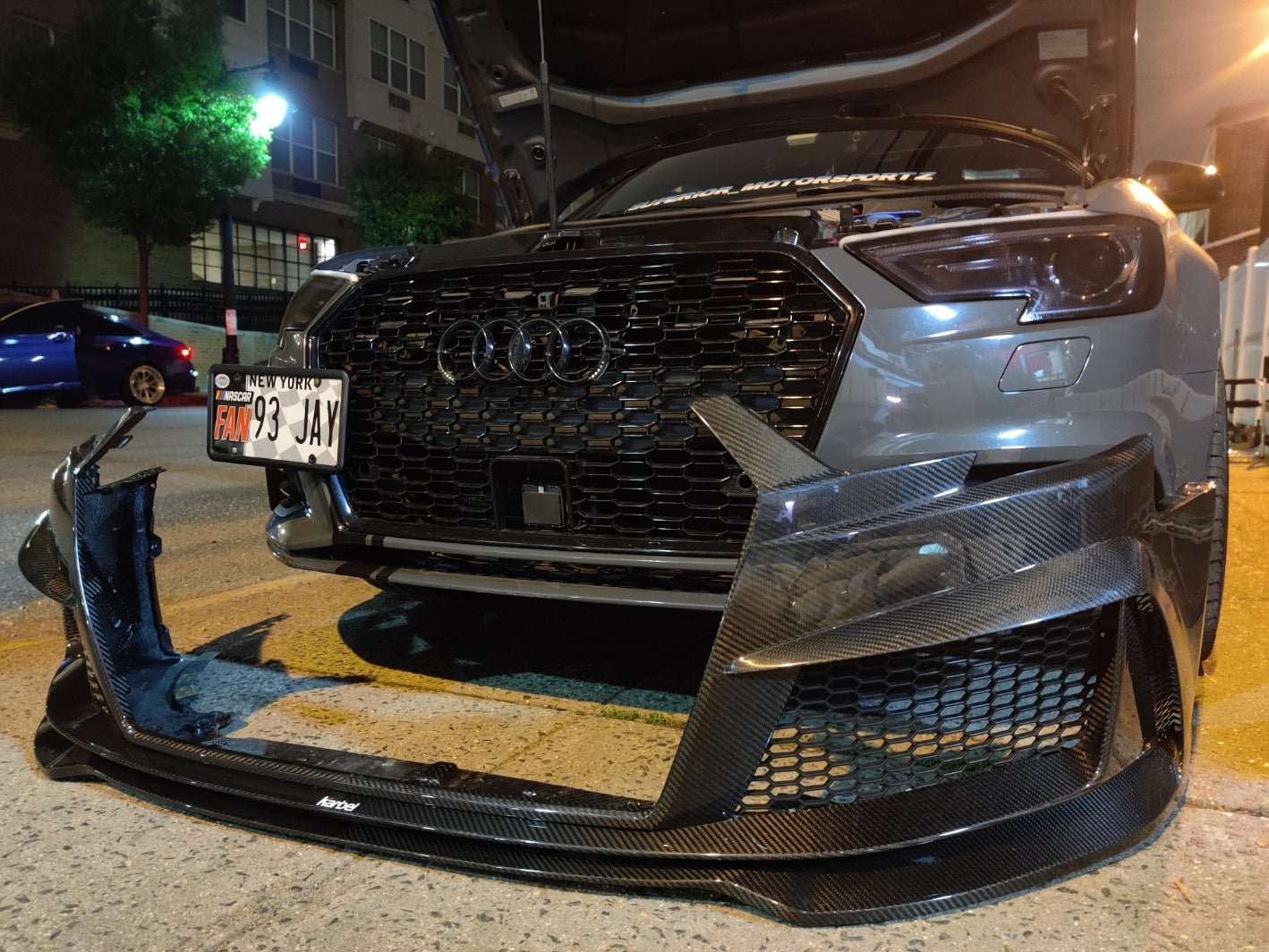 KARBEL - AUDI A3 / S3 8V CARBON FIBRE FRONT BUMPER - Aero Carbon UK