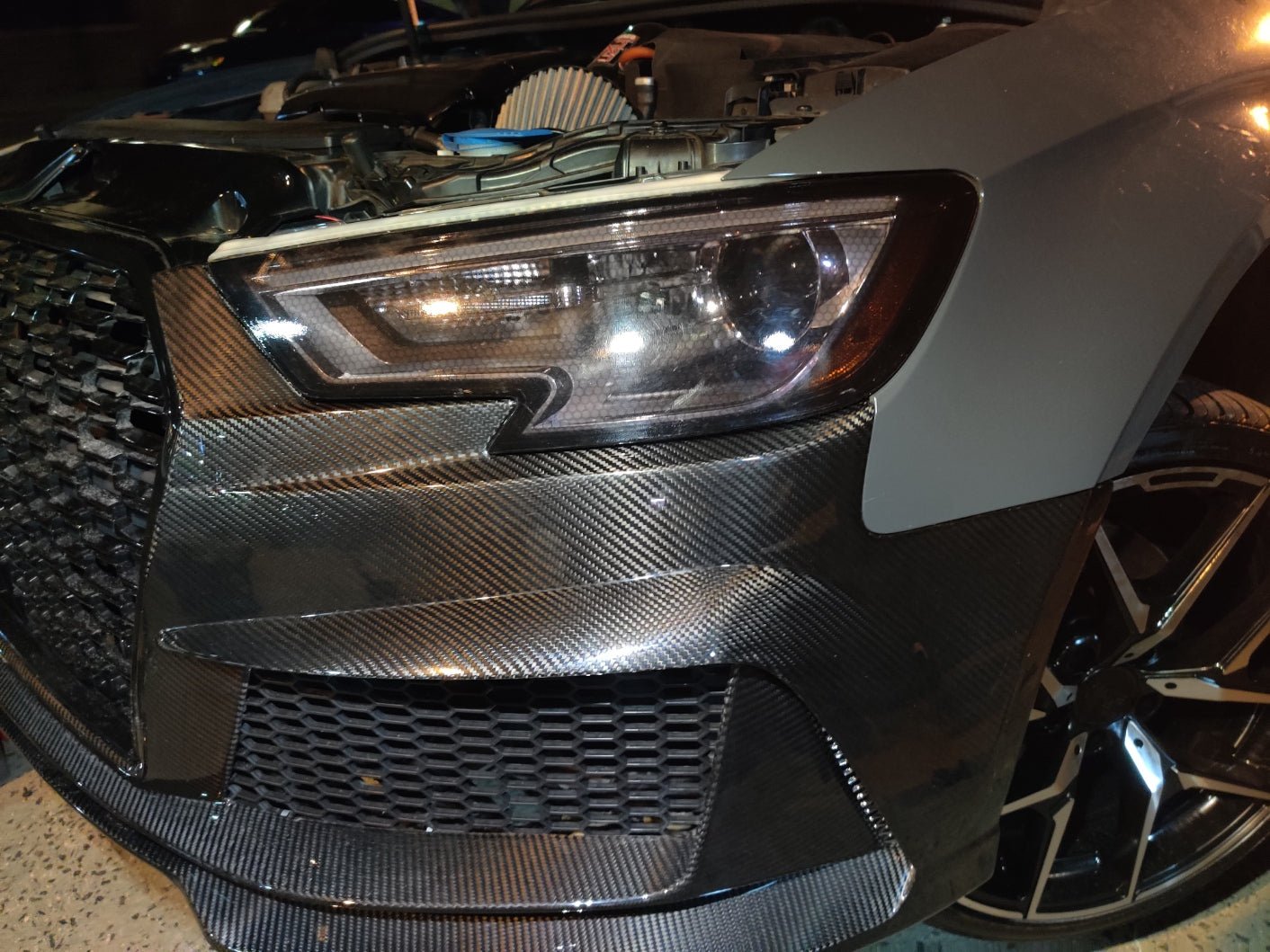 KARBEL - AUDI A3 / S3 8V CARBON FIBRE FRONT BUMPER - Aero Carbon UK