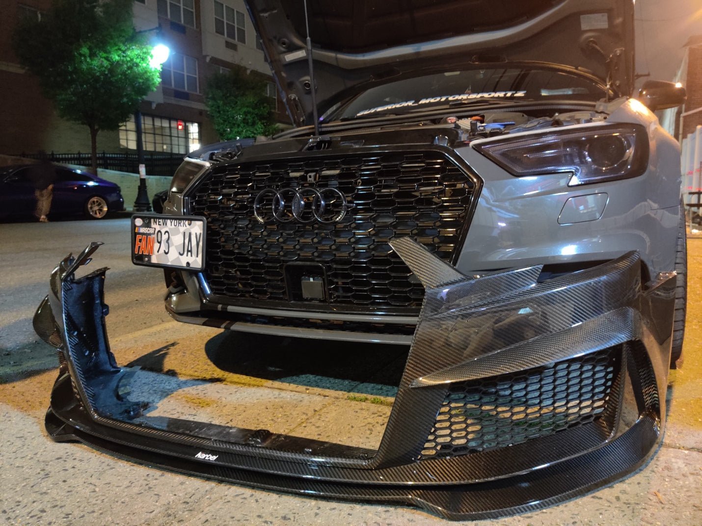 KARBEL - AUDI A3 / S3 8V CARBON FIBRE FRONT BUMPER - Aero Carbon UK