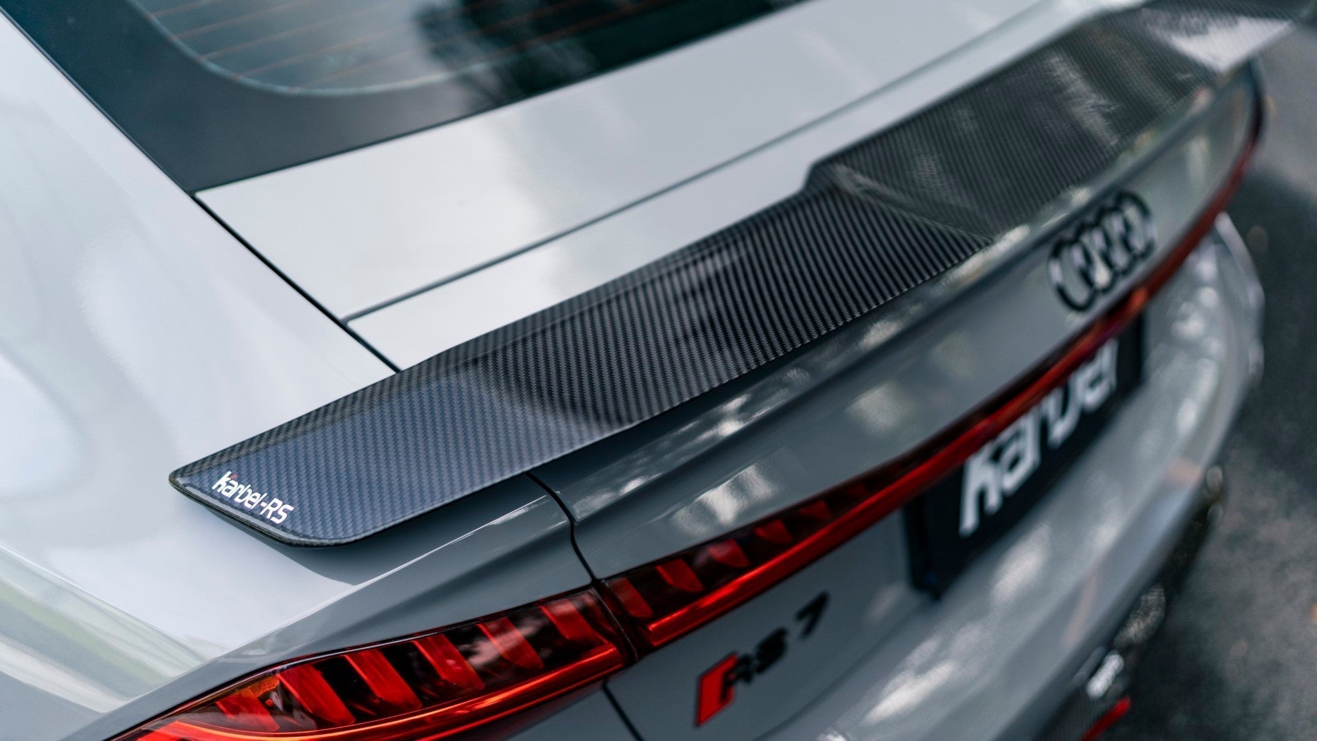 KARBEL - AUDI A7 S7 RS7 C8 DRY CARBON FIBRE REAR SPOILER - Aero Carbon UK