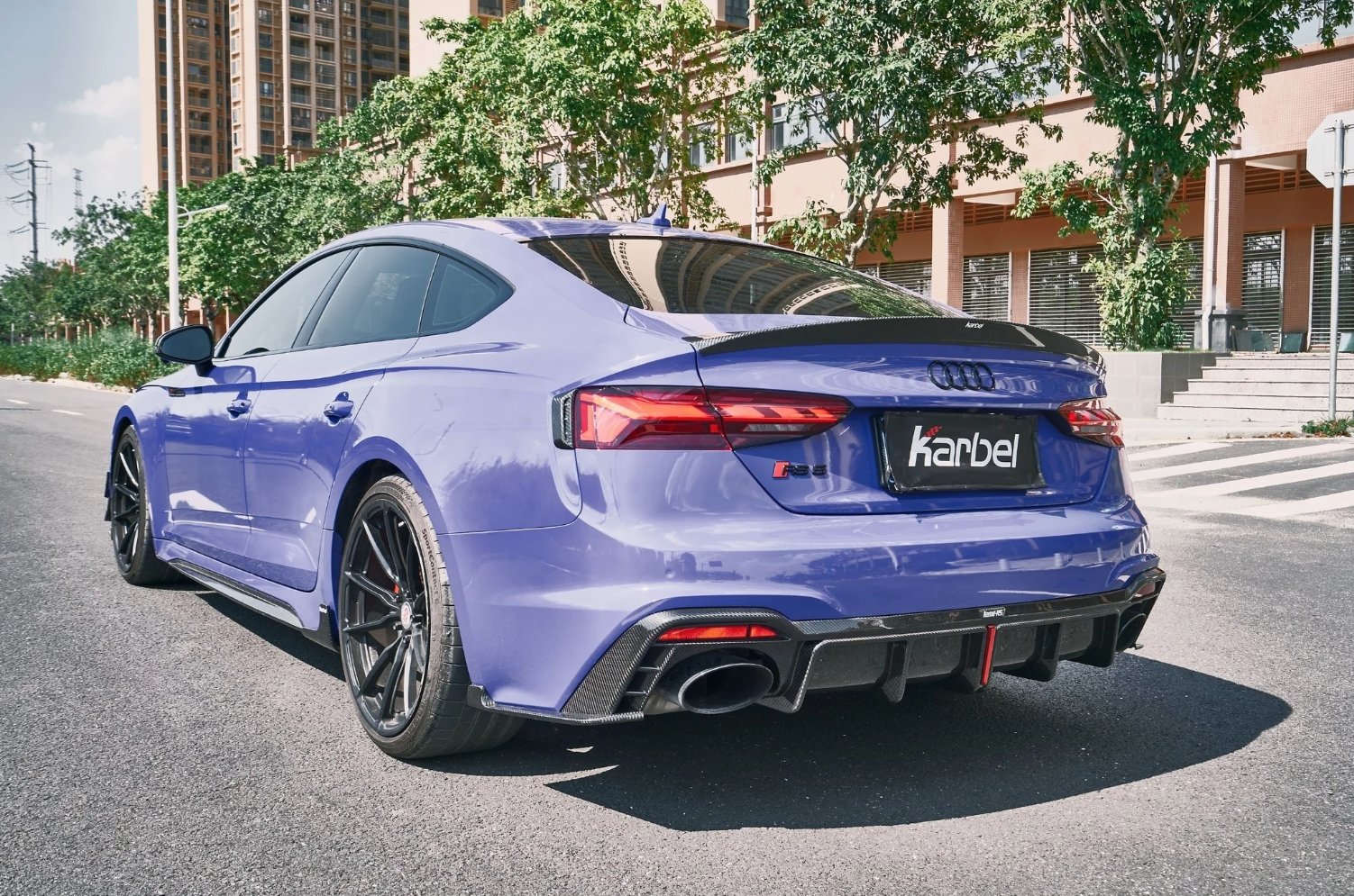 KARBEL - AUDI RS5 B9.5 2020+ DRY CARBON REAR DIFFUSER - Aero Carbon UK