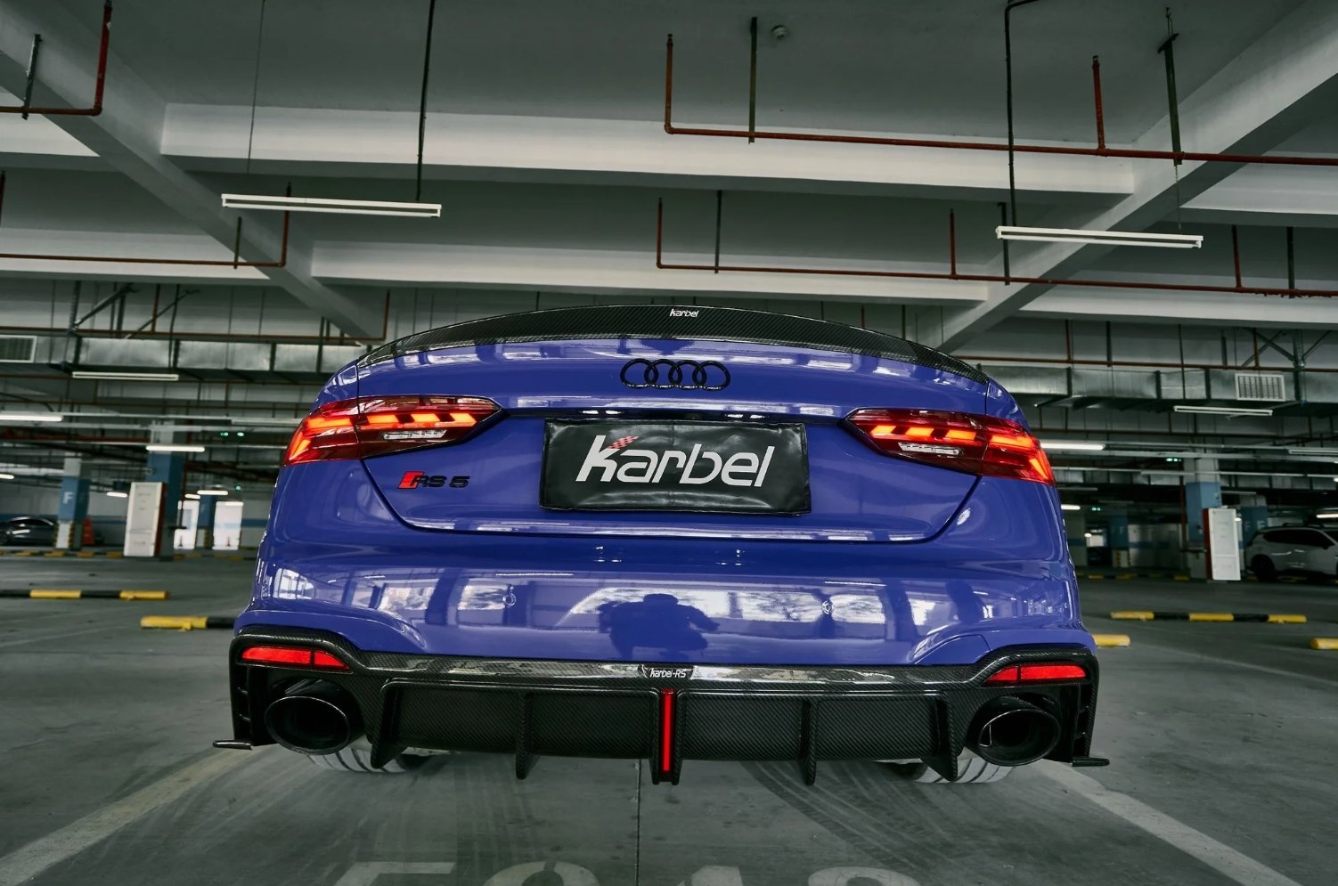 KARBEL - AUDI RS5 B9.5 2020+ DRY CARBON REAR DIFFUSER - Aero Carbon UK