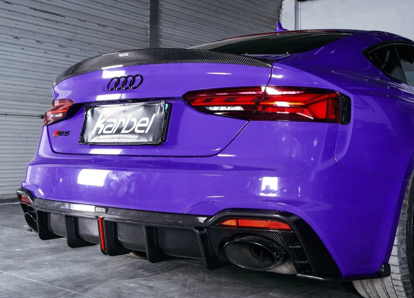 KARBEL - AUDI RS5 B9.5 2020+ DRY CARBON REAR DIFFUSER - Aero Carbon UK