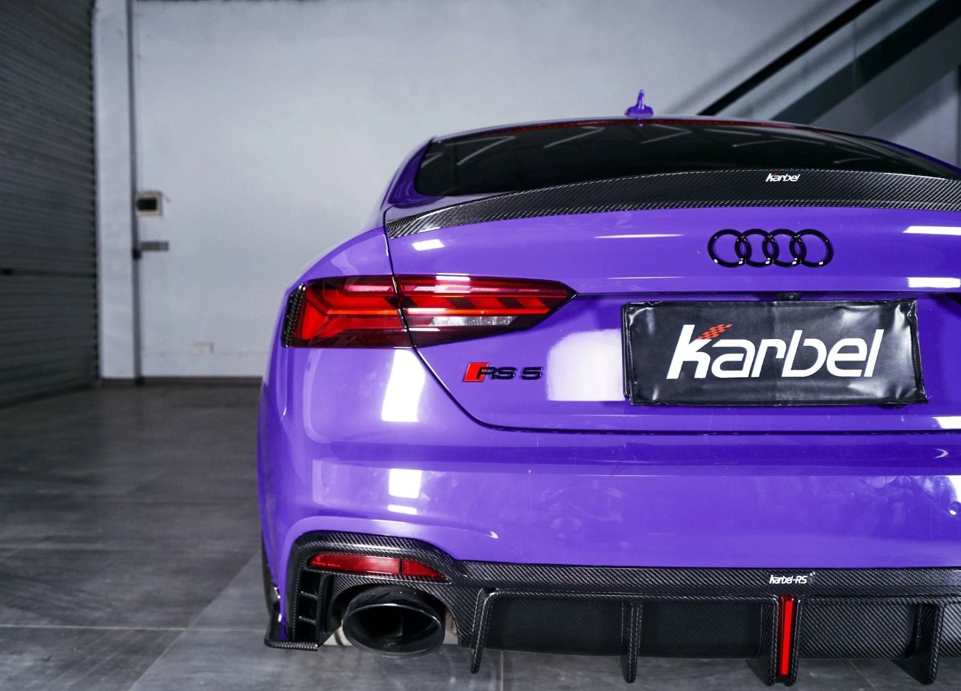 KARBEL - AUDI RS5 B9.5 2020+ DRY CARBON REAR DIFFUSER - Aero Carbon UK