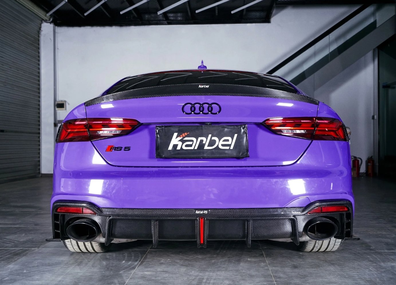 KARBEL - AUDI RS5 B9.5 2020+ DRY CARBON REAR DIFFUSER - Aero Carbon UK