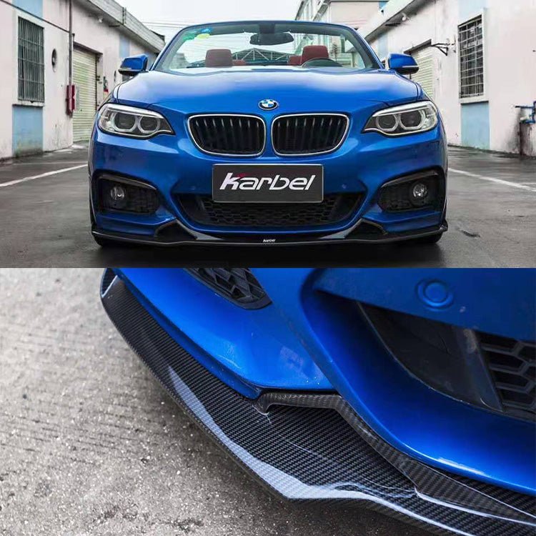 KARBEL - BMW 2 SERIES F22 / F23 M SPORT CARBON FIBRE FRONT LIP - Aero Carbon UK