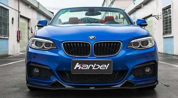 KARBEL - BMW 2 SERIES F22 / F23 M SPORT CARBON FIBRE FRONT LIP - Aero Carbon UK