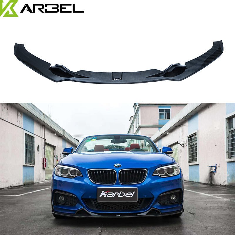 KARBEL - BMW 2 SERIES F22 / F23 M SPORT CARBON FIBRE FRONT LIP - Aero Carbon UK