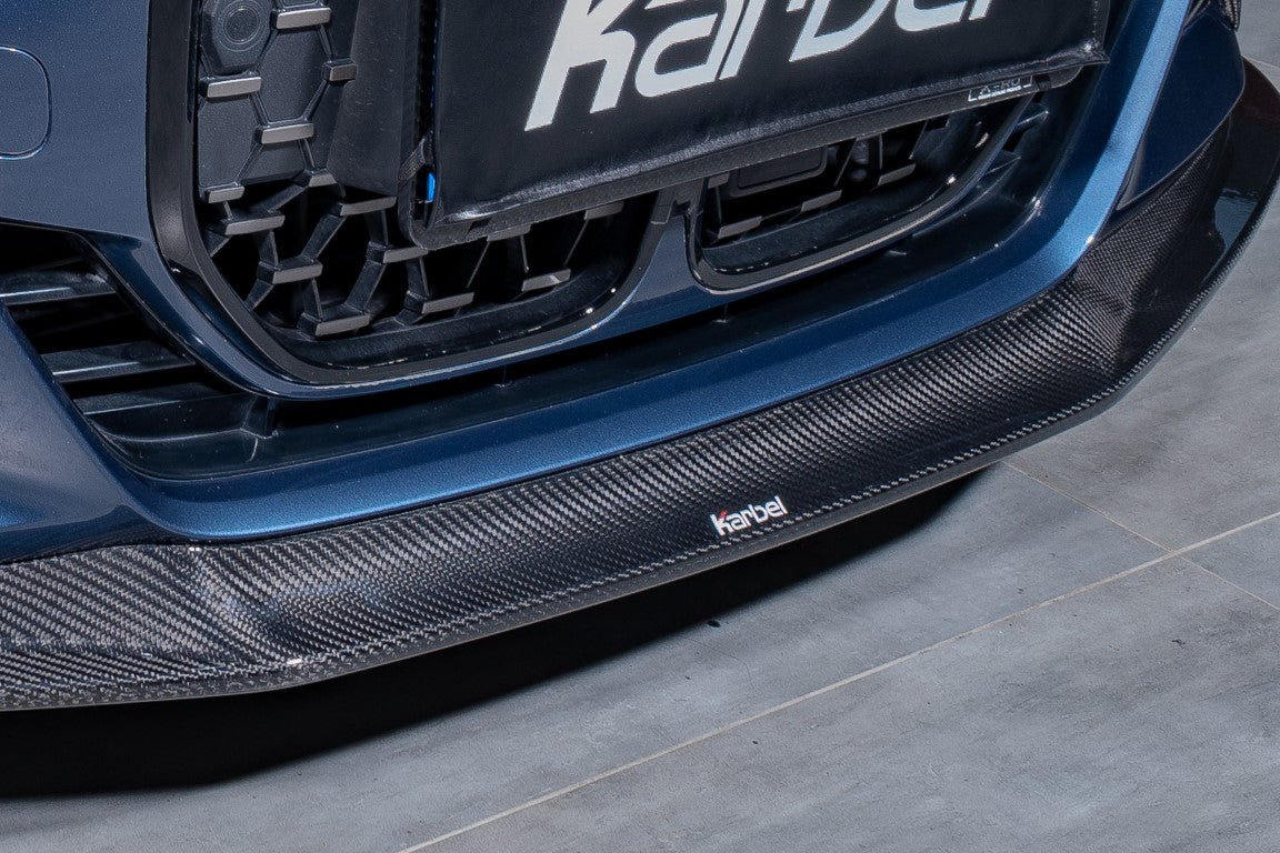 KARBEL - BMW 4 SERIES G22 G23 430i M440i CARBON FIBRE FRONT LIP - Aero Carbon UK