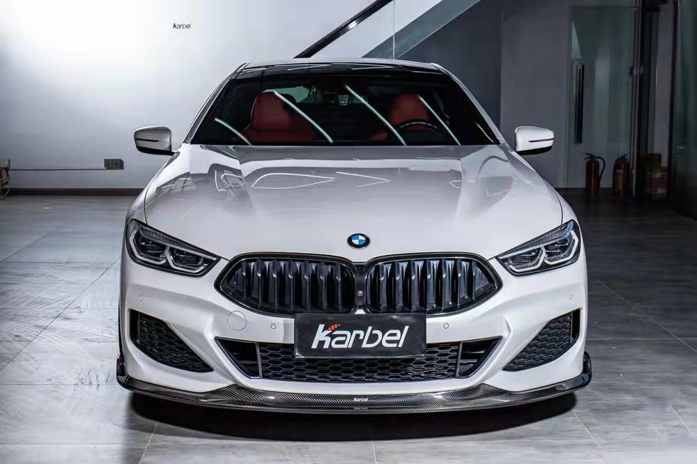 KARBEL - BMW 8 SERIES GRAN COUPE G14 G15 G16 CARBON FIBRE FRONT LIP SPLITTER - Aero Carbon UK