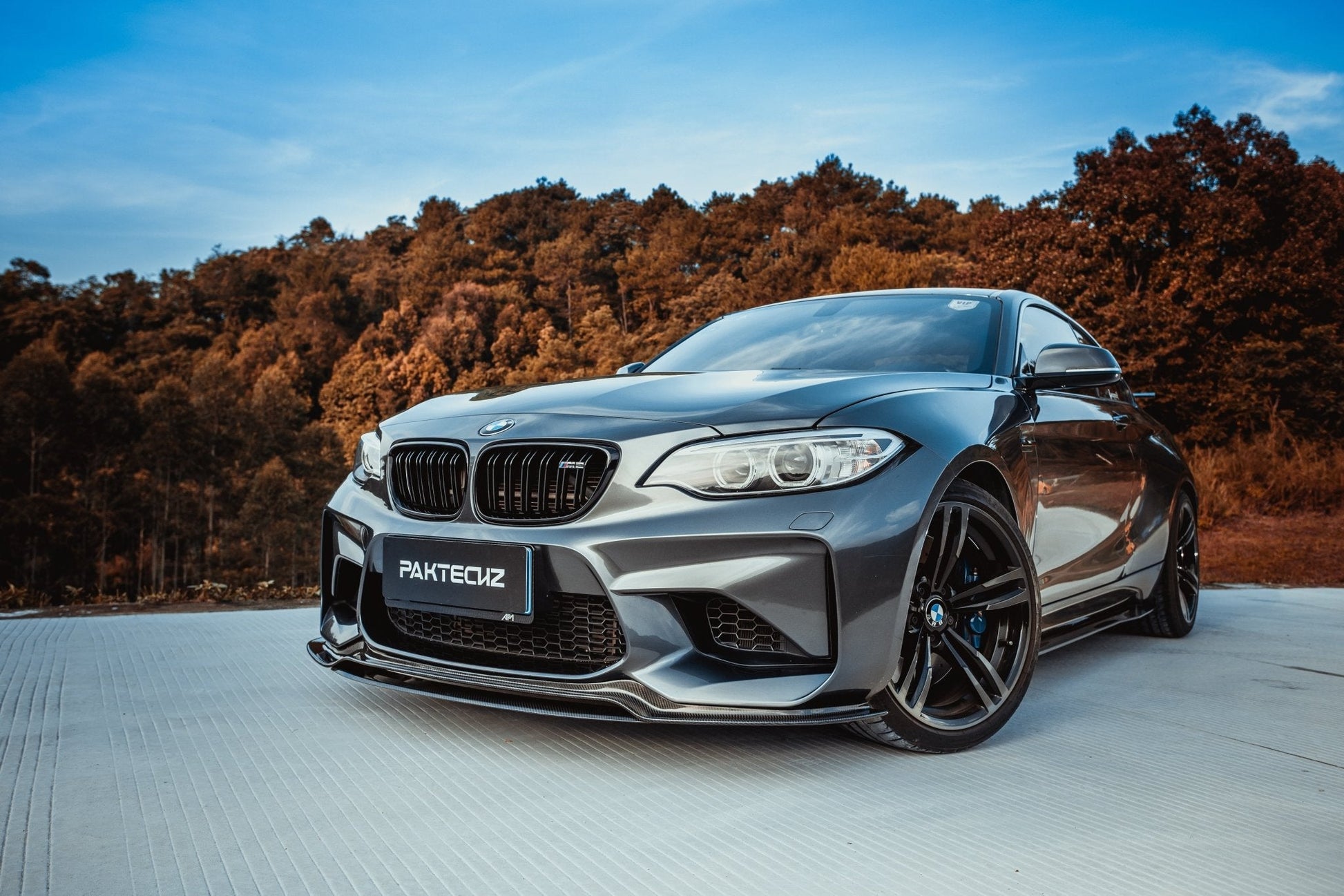 PAKTECHZ - BMW M2 M2C F87 CARBON FIBRE SIDE SKIRTS - Aero Carbon UK