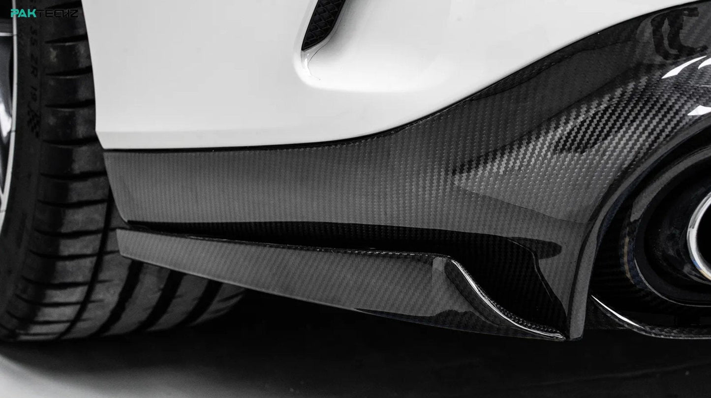 PAKTECHZ - MERCEDES BENZ CLA W118 DRY CARBON FIBRE REAR DIFFUSER - Aero Carbon UK