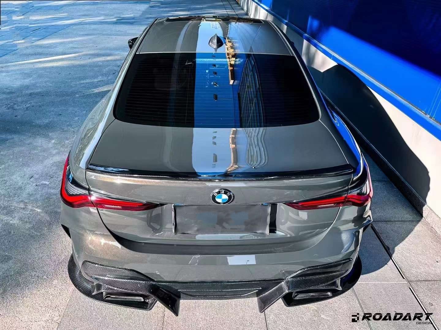 RA - BMW 4 SERIES G22 / G23 DRY CARBON FIBRE REAR DIFFUSER RA-4C - Aero Carbon UK