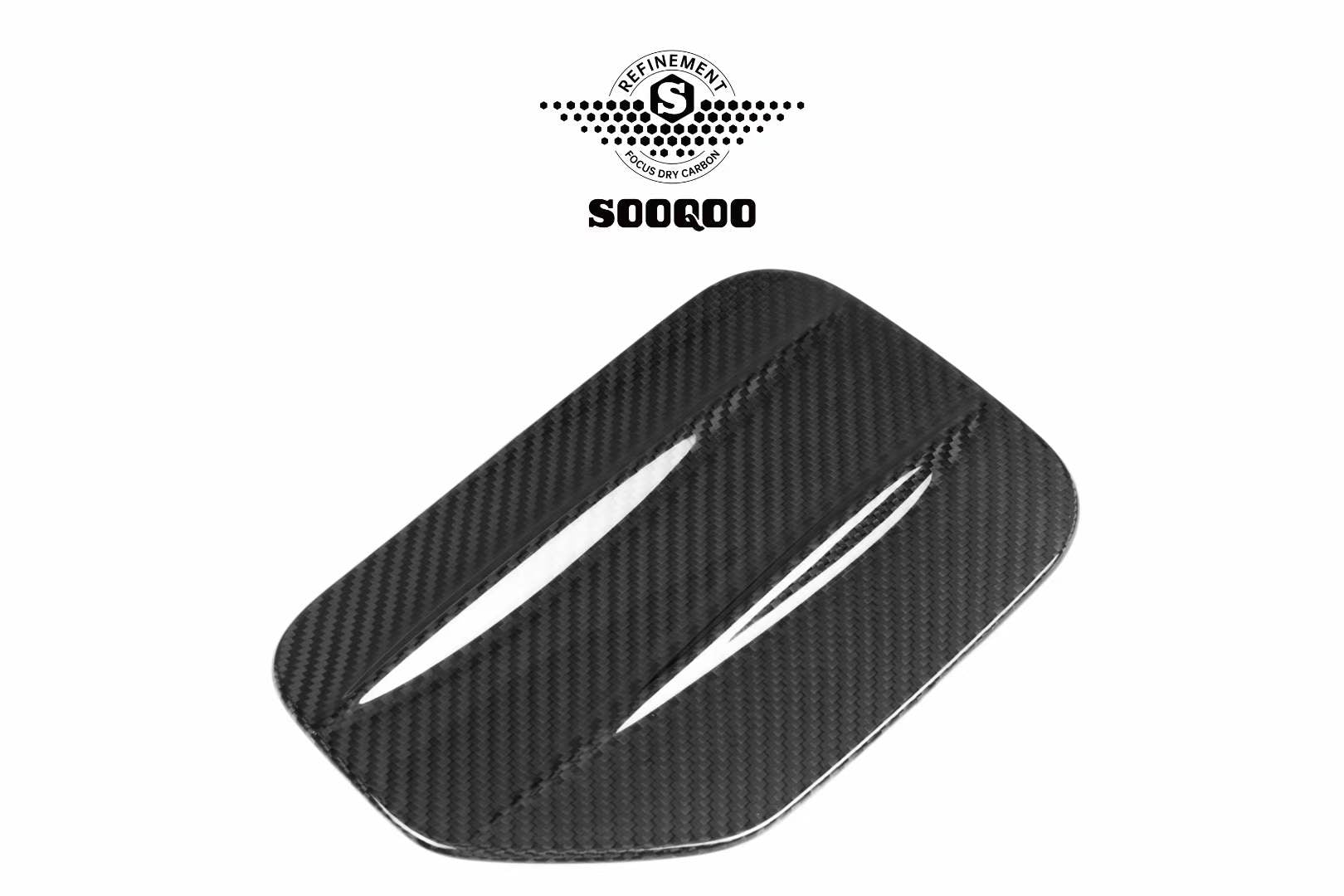 SOOQOO - BMW IX3 G08 DRY CARBON CHARGER FLAP CAP COVER - Aero Carbon UK