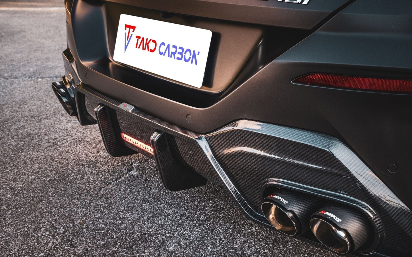 TAKD - BMW 8 SERIES G14 G15 G16 DRY CARBON FIBRE REAR DIFFUSER V1 - Aero Carbon UK